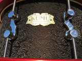 Kumu "All Birch Custom" Drum Set - Stunning one-off NAMM Set - Black Brocade