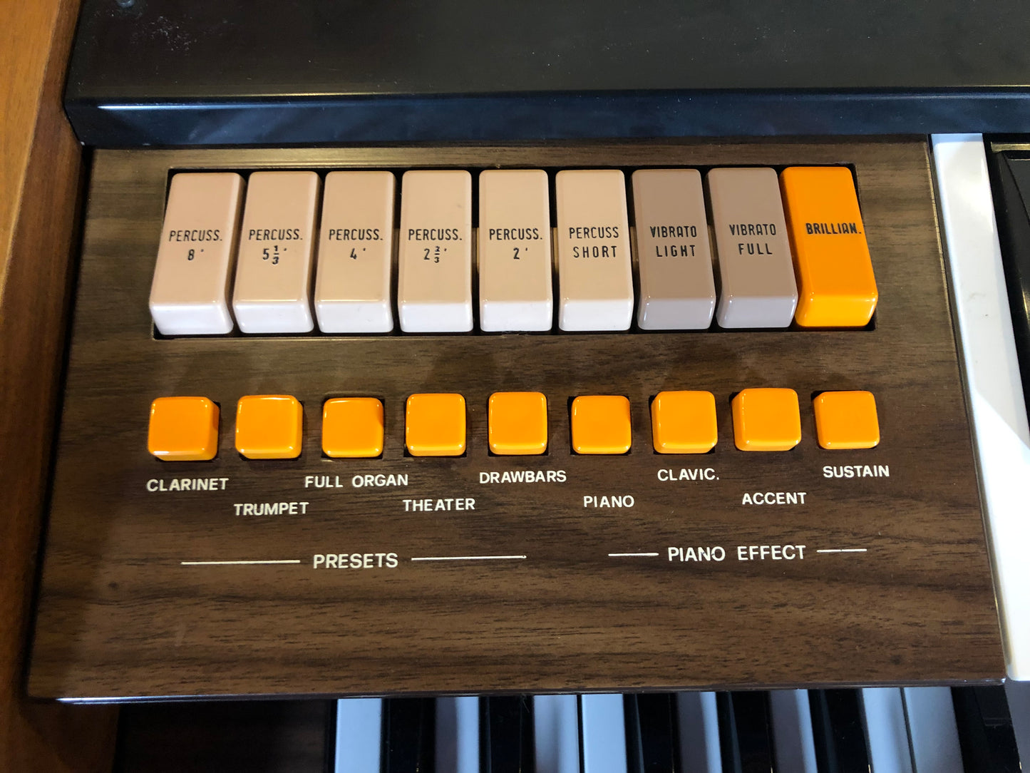 Vintage Elka X55-P Portable Drawbar Organ Hammond Clone As-Is For Repair