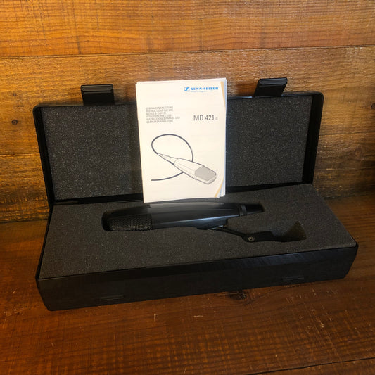 Sennheiser MD421-II Dynamic Microphone w/ Case & Box