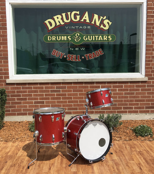 Ludwig 1970's Jazzette Bop Set - Red Sparkle