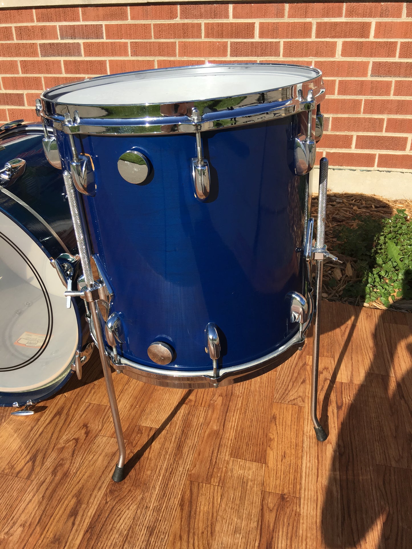 Gretsch Bop Set Blue Stop Sign Badge