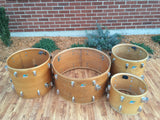 Vintage 1970 Ludwig John Bonham Natural Maple Thermo-Gloss Drum Set 26/14/16/18