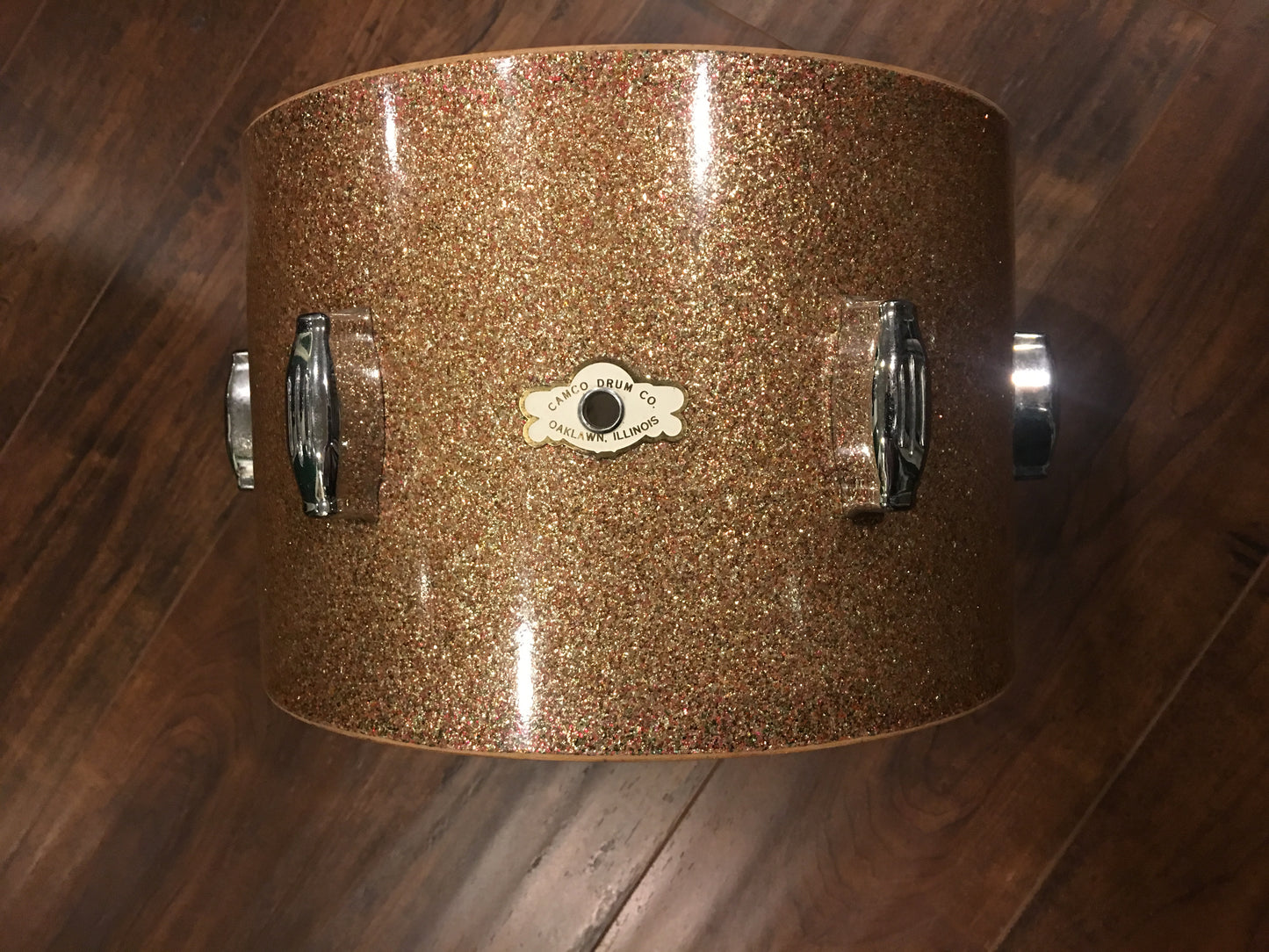 1961-62 Camco Oaklawn Peacock Pearl Sparkle "New Tuxedo Outfit" Drum Set