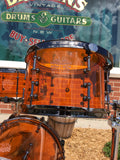 RCI Vistalite Acrylic Bop Drum Set - Amber 18/12/14/7x14 Snare