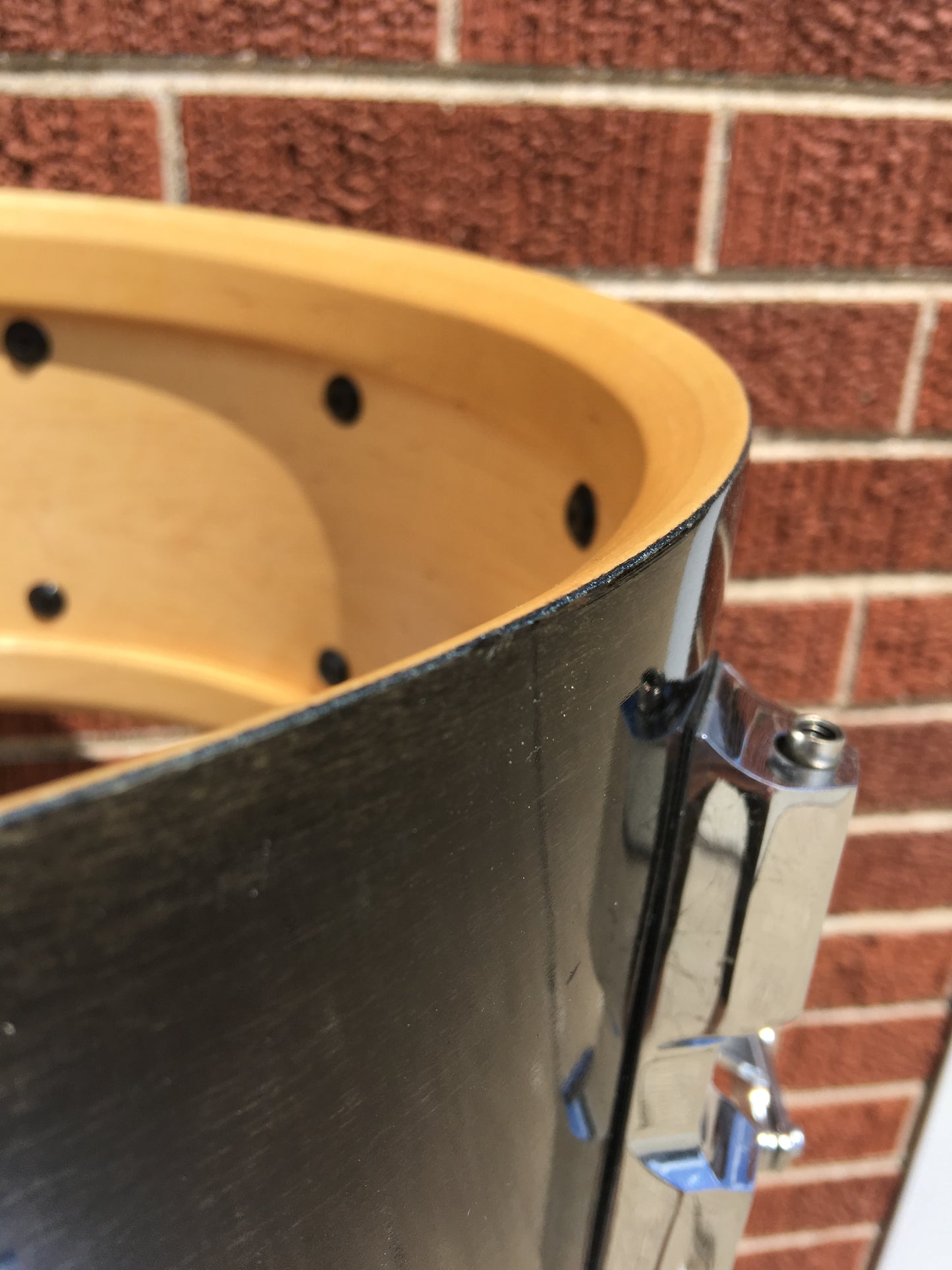 Select / Solid Johnny Craviotto 7x14 Maple Snare Drum - Ebony Stain