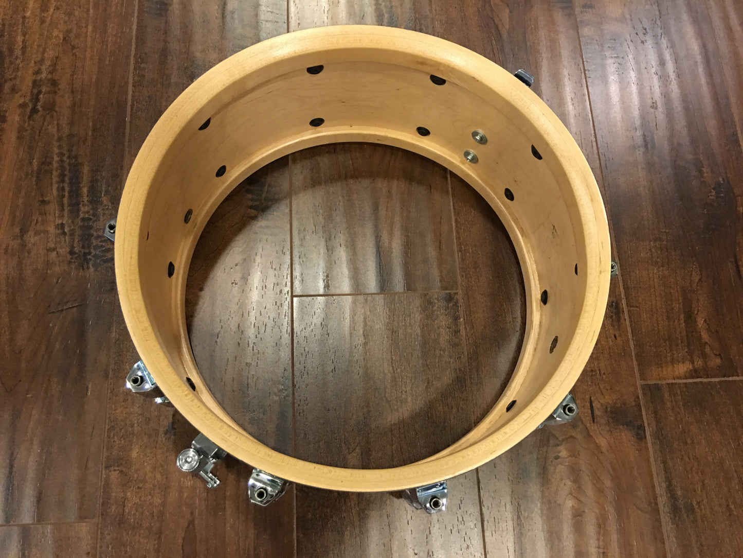 Select / Solid Johnny Craviotto 7x14 Maple Snare Drum - Ebony Stain
