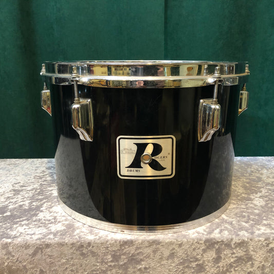 1970s Rogers Big R 9x13 Tom Concert Tom Black