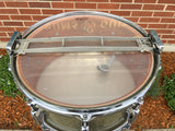 1963 Rogers 6.5x14 Wood Dynasonic Snare Drum in Silver Sparkle