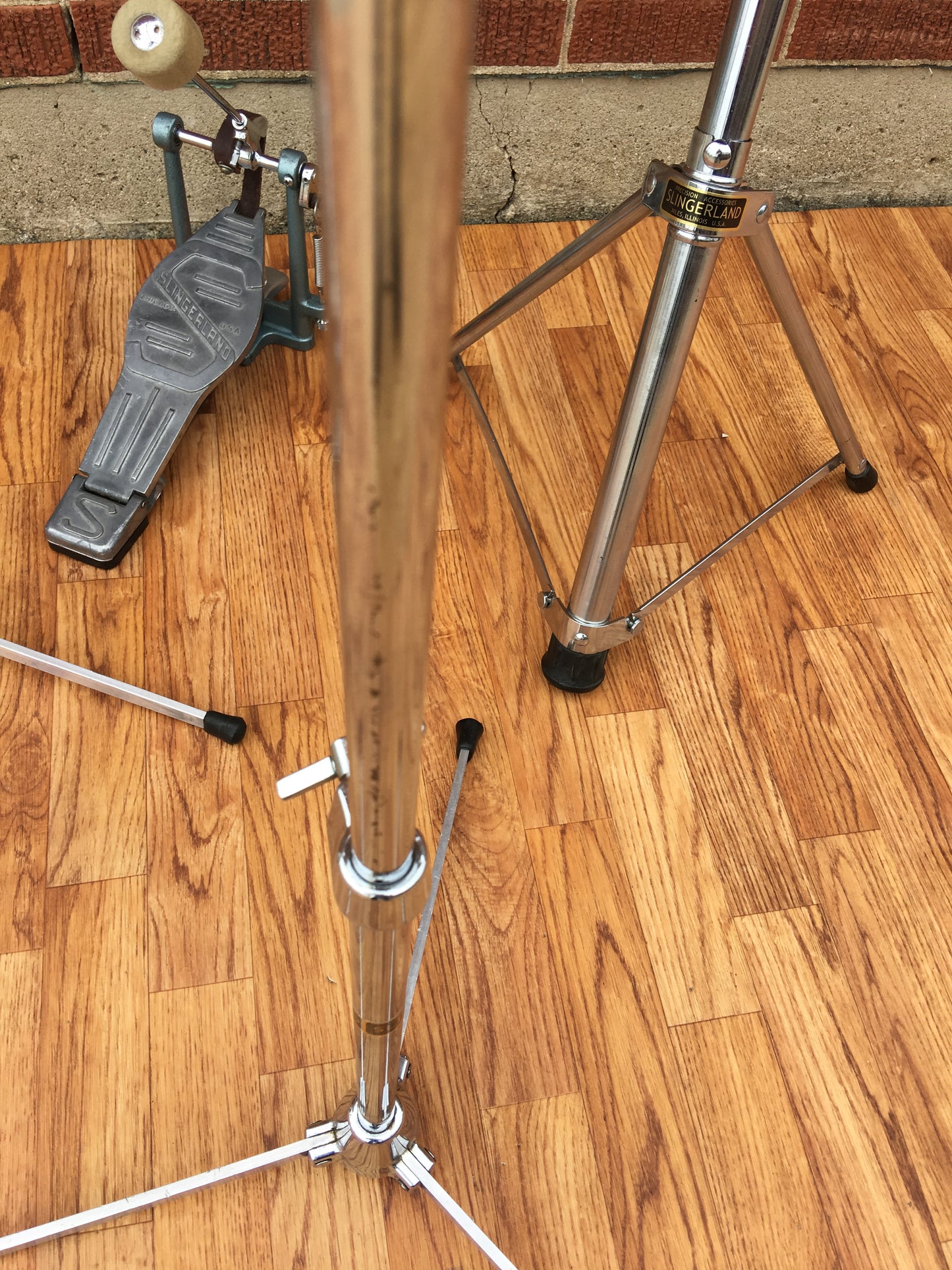 Vintage 1960s Slingerland Hardware Package 6 Pc.