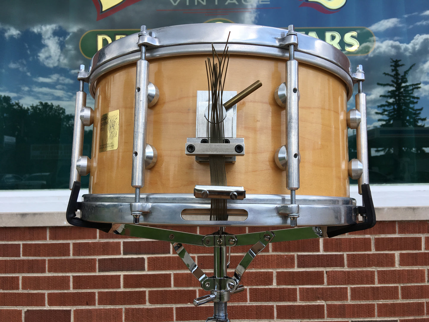 Bison Snare Drum - Early Production Symphonic Model 7"x14"