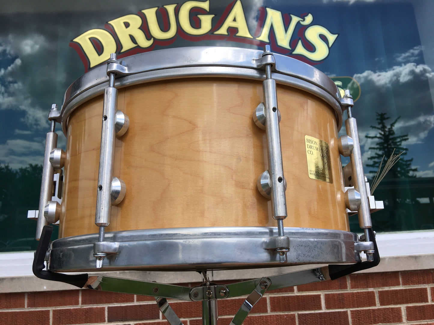 Bison Snare Drum - Early Production Symphonic Model 7"x14"