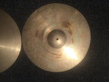 14" Vintage 1930s Zlidjian A First Stamp Hi Hats 588g / 690g #162