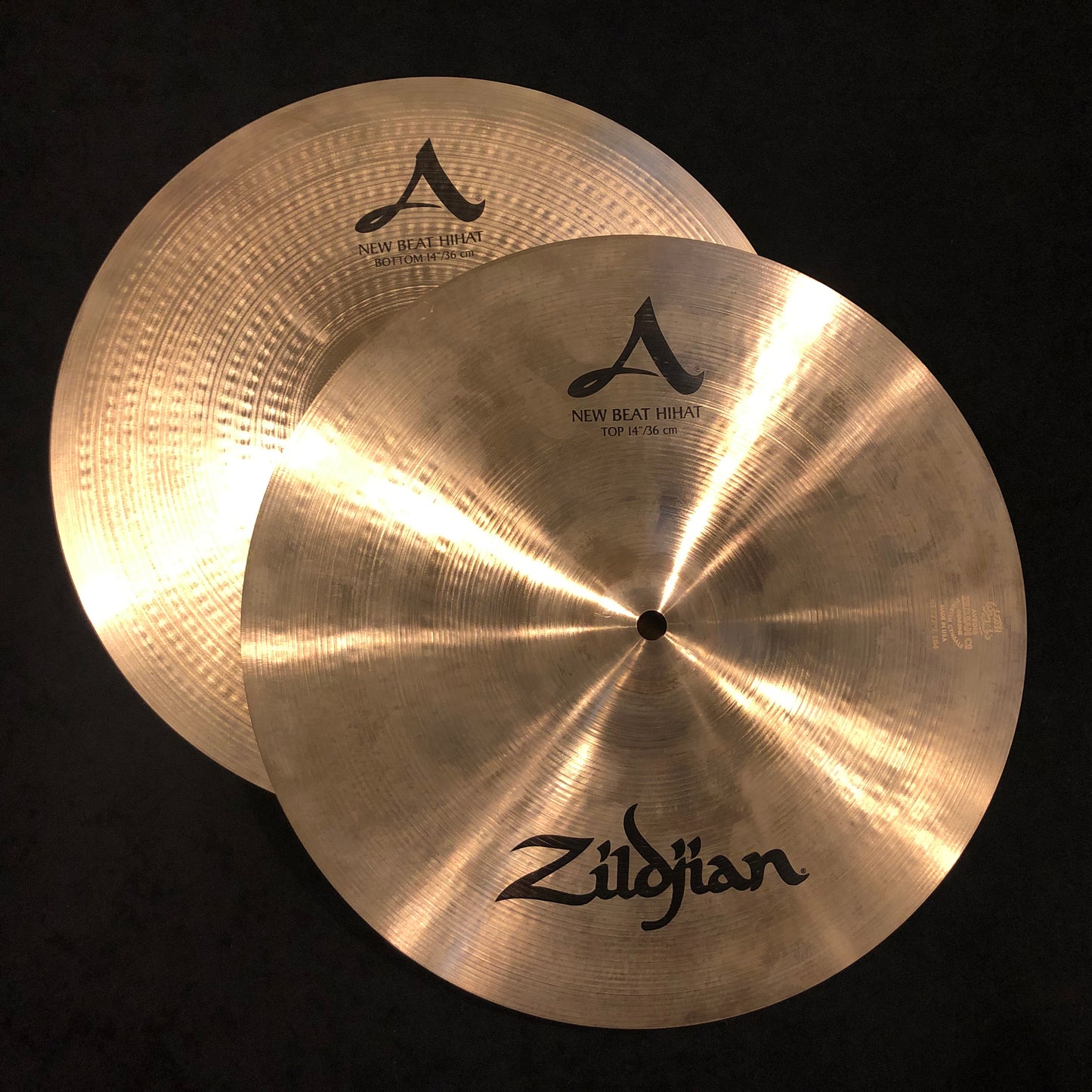 14" Zildjian A New Beat Hi-Hat Cymbal Pair 920g/1410g A0133