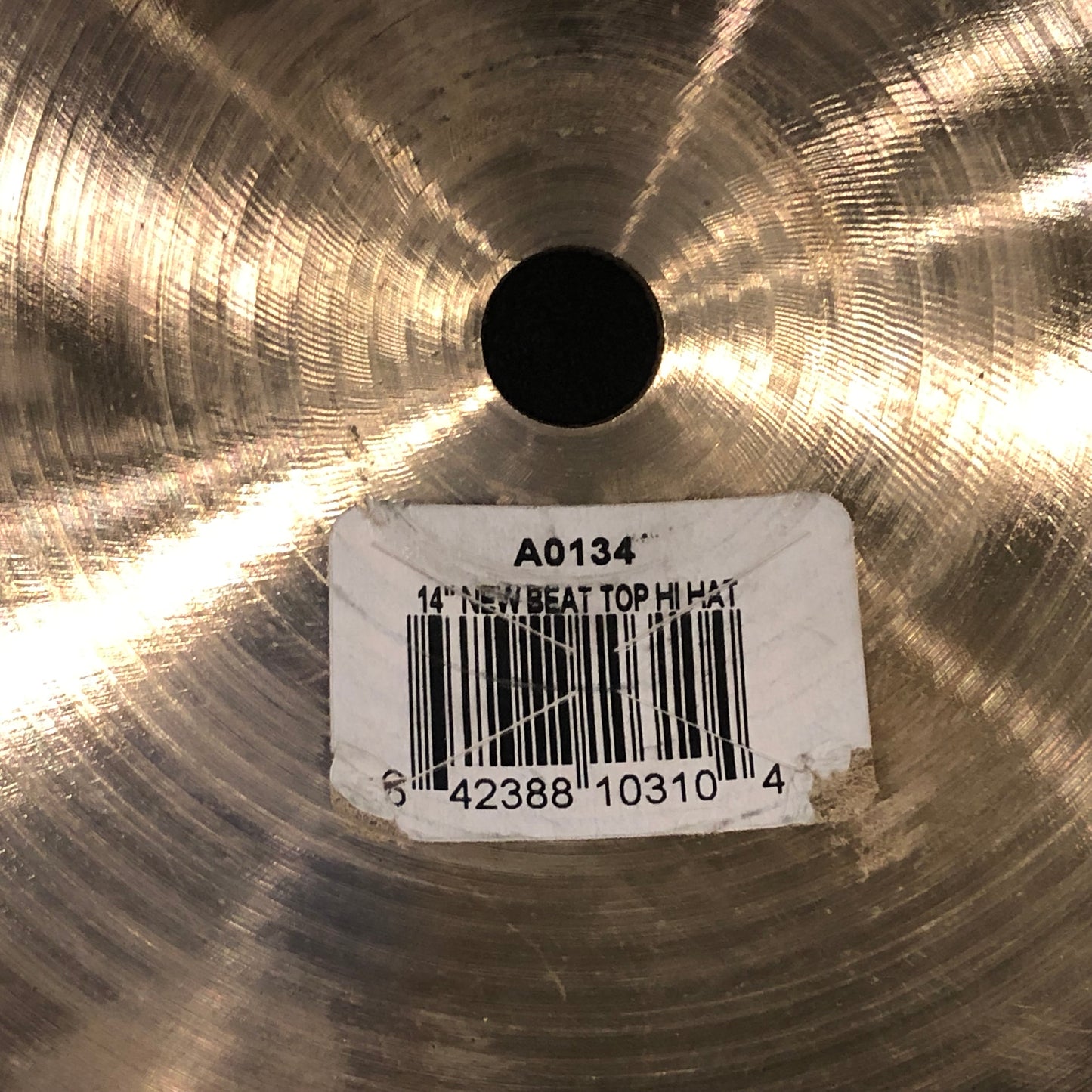 14" Zildjian A New Beat Hi-Hat Cymbal Pair 920g/1410g A0133
