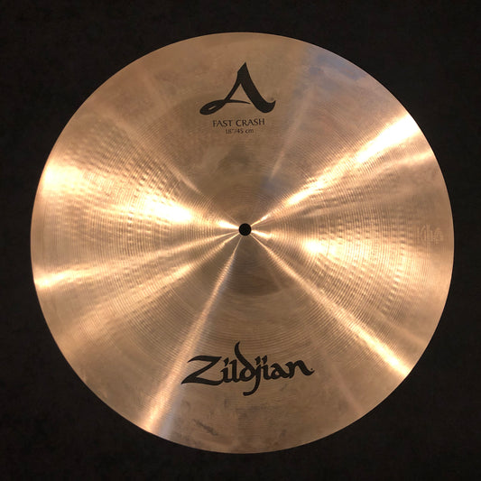 18" Zildjian A Fast Crash Cymbal 1194g A0268