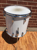 1970s Slingerland 14"X14" Bop Floor Tom White Gloss Pearl 3 Ply CLEAN !