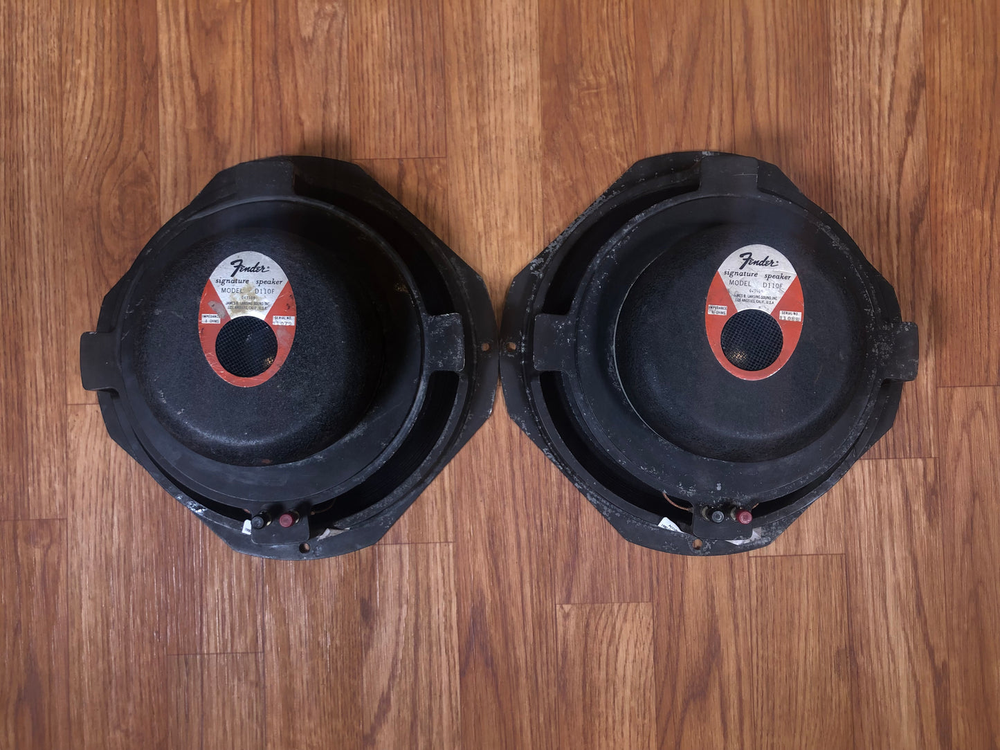 Vintage 10" JBL Fender D110F Speaker Pair