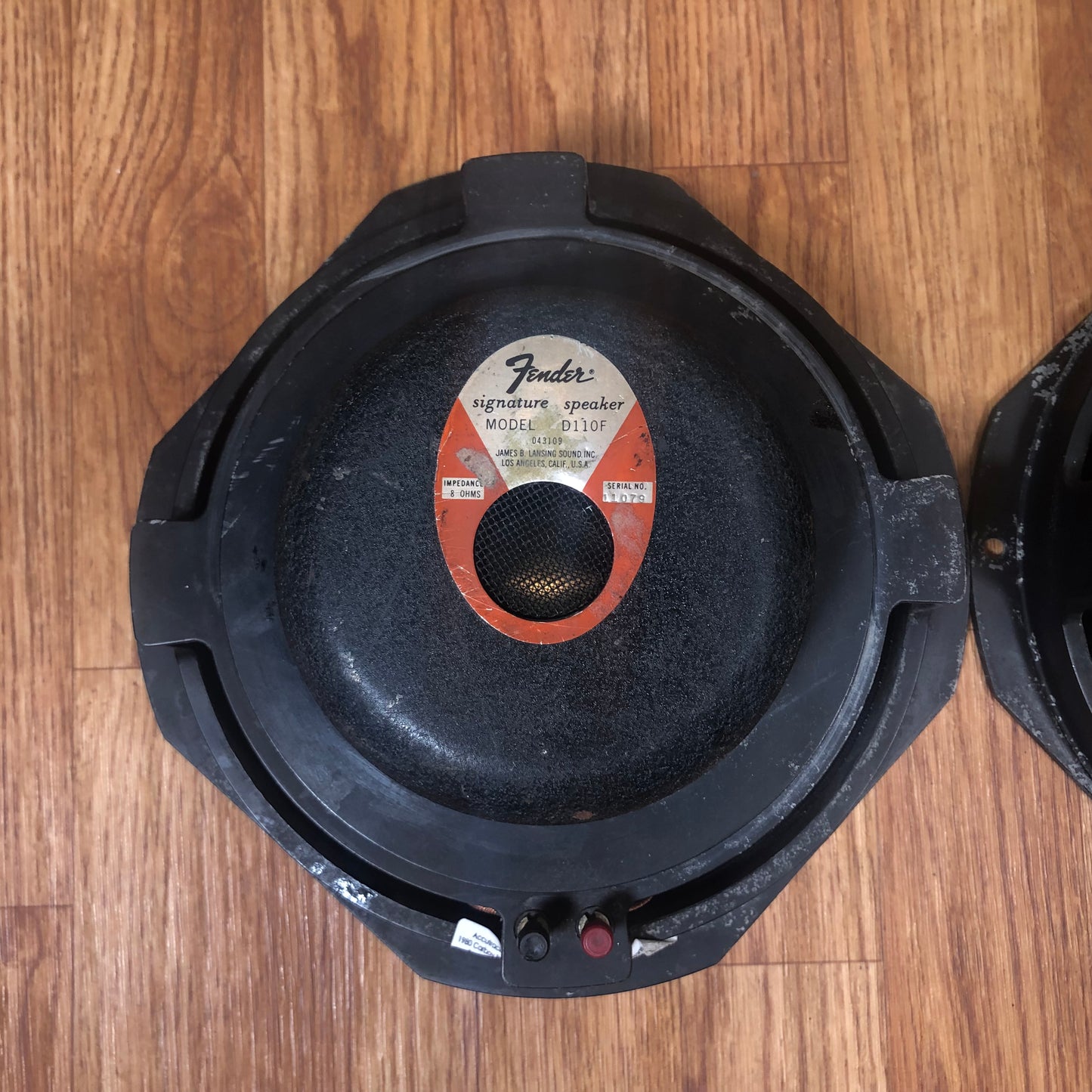 Vintage 10" JBL Fender D110F Speaker Pair