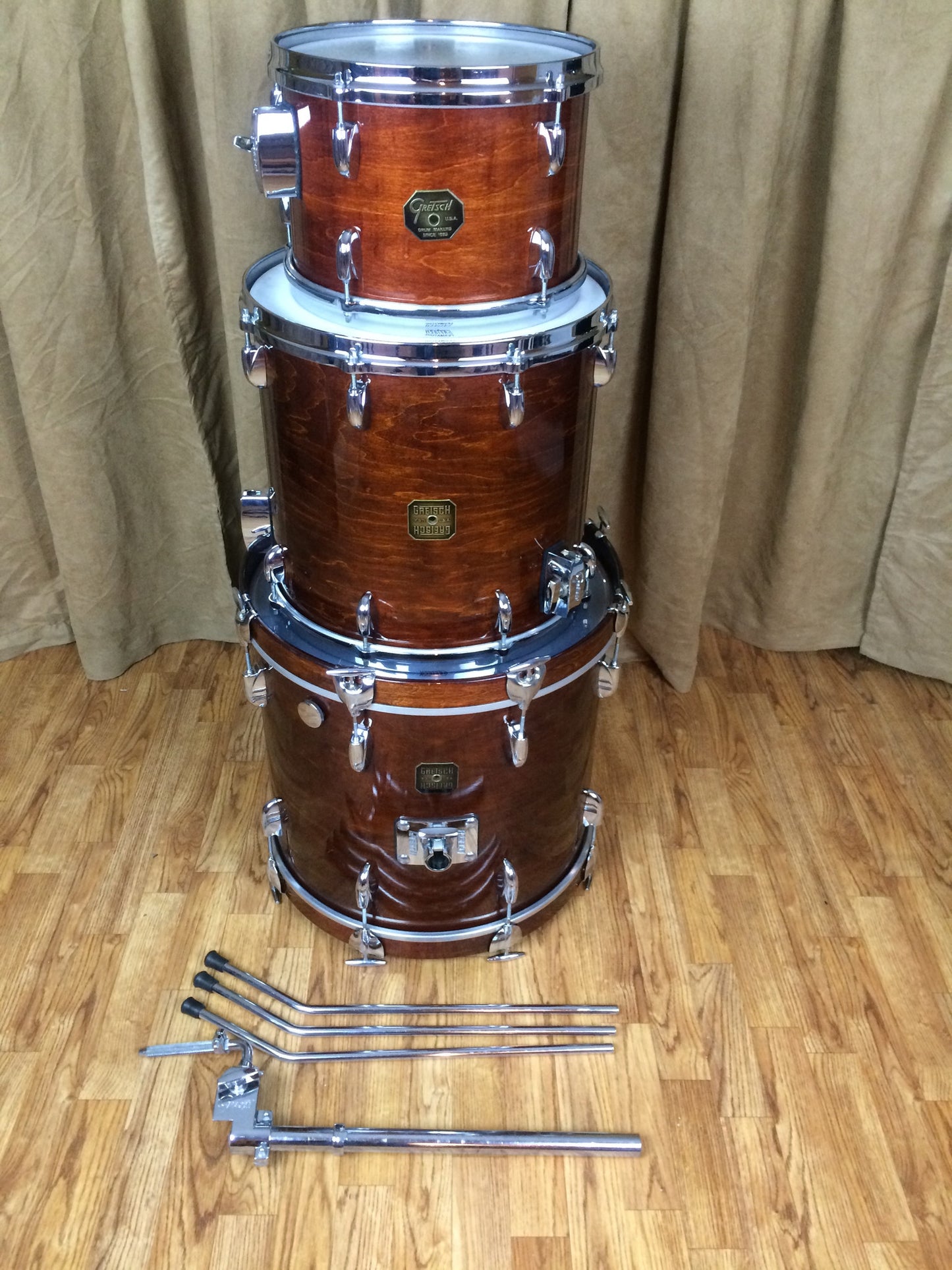 Gorgeous Vintage 1980 Gretsch Bop Set w/ 18" Bass Drum - Rosewood