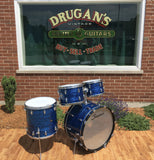 1960's Slingerland Blue Agate Set - New Rock Outfit No. 50N w/ 24" Bass Drum