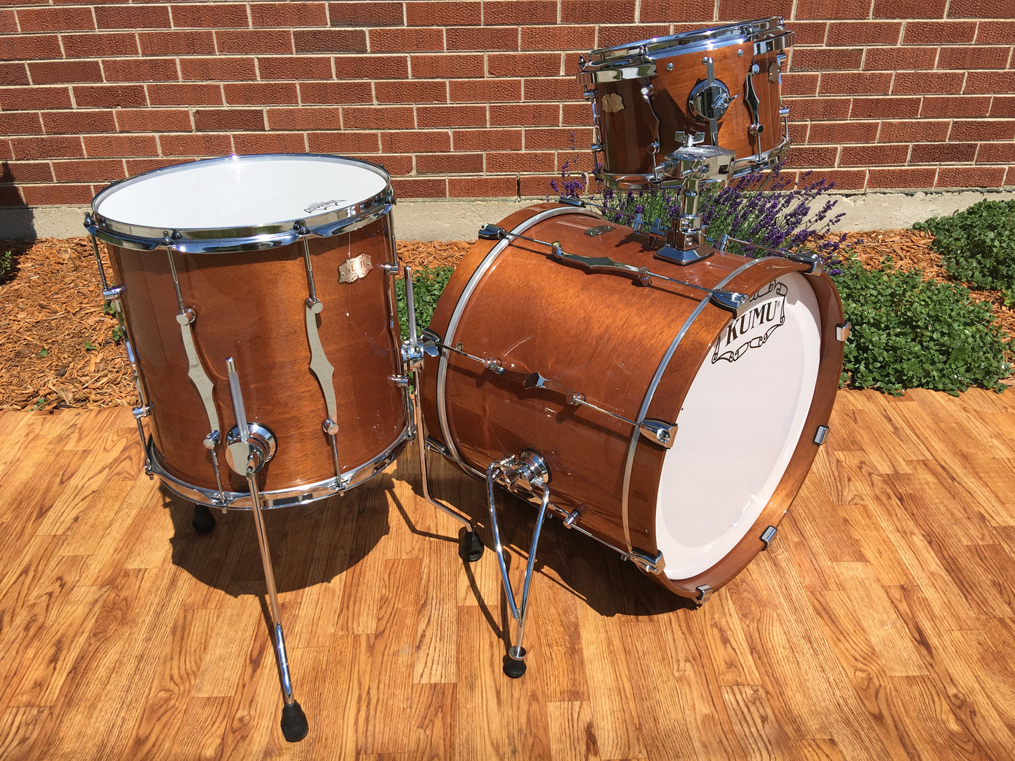 Kumu All Mahogany Limited Drum Set in Natural Mahogany from Finland