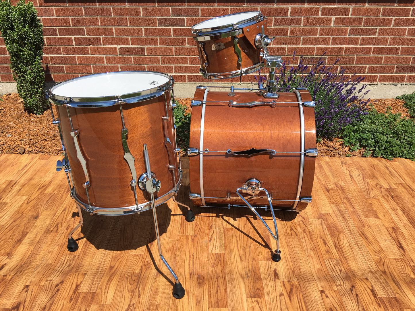 Kumu All Mahogany Limited Drum Set in Natural Mahogany from Finland