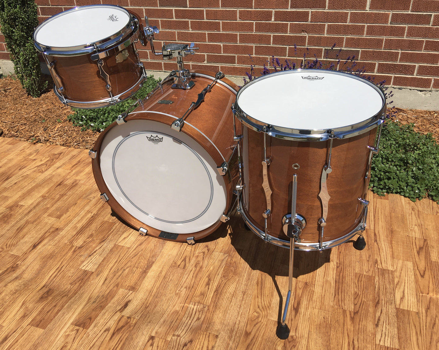 Kumu All Mahogany Limited Drum Set in Natural Mahogany from Finland