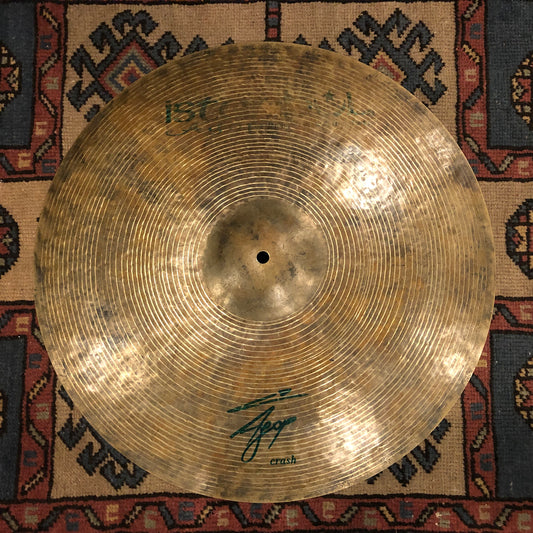 20" Istanbul Agop Signature Series Crash Cymbal Green Label 1540g
