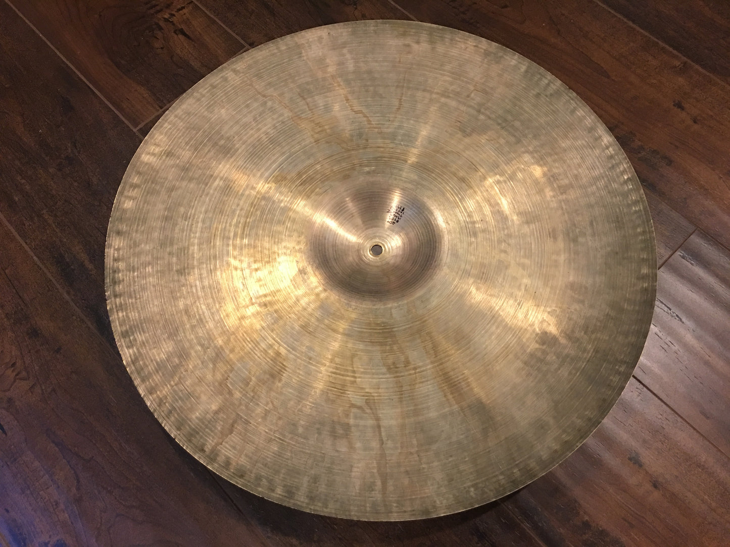20" Zildjian A Early 1950s Trans Stamp Ride Cymbal 1966g #459