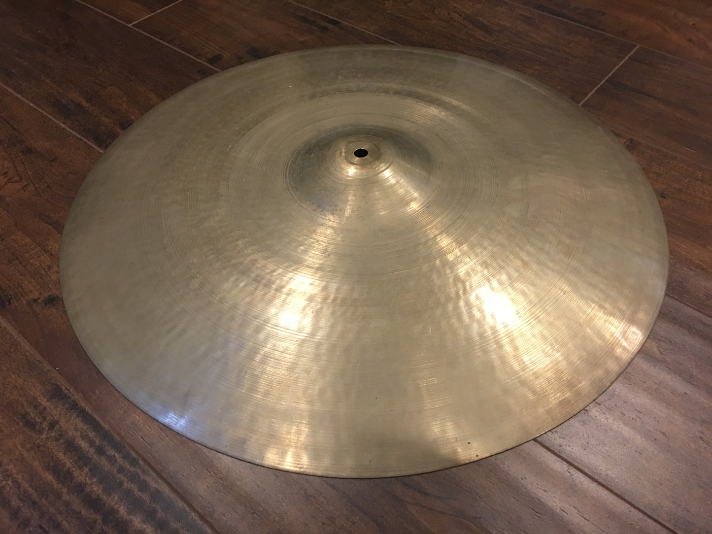20" Zildjian A Early 1950s Trans Stamp Ride Cymbal 1966g #459