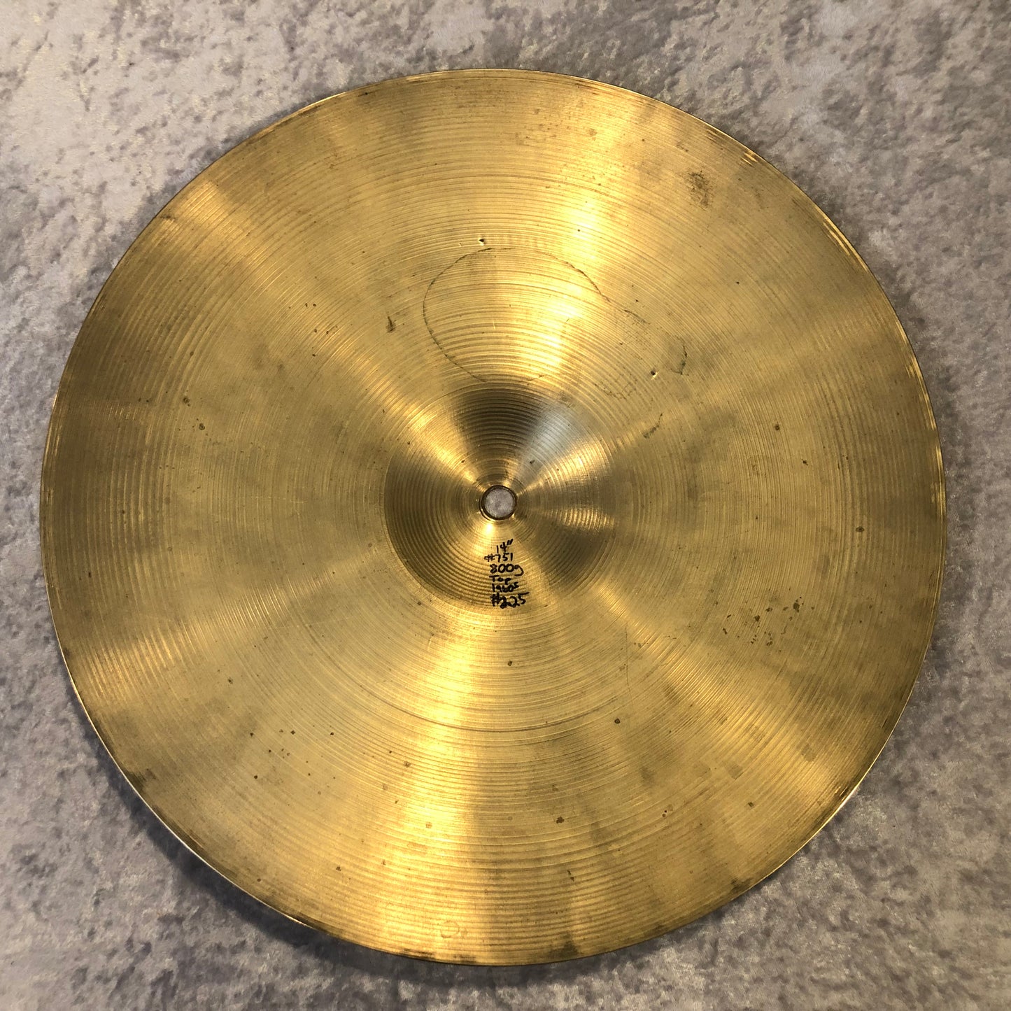 14" Zildjian A 1960s Hi-Hat Cymbal Set 800g/880g #751