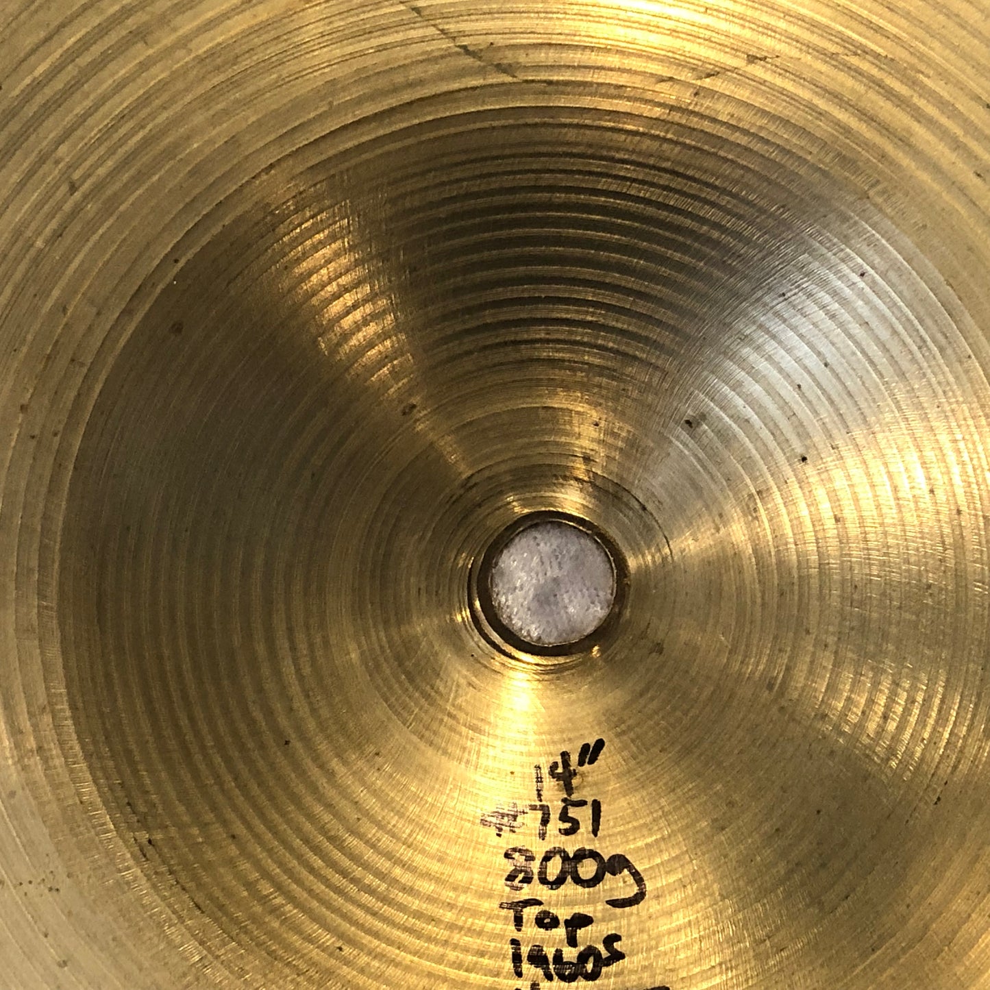 14" Zildjian A 1960s Hi-Hat Cymbal Set 800g/880g #751