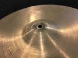 14" Early 1950s Zildjian A Trans Stamp Hi Hat Cymbal Pair 728/732g #519