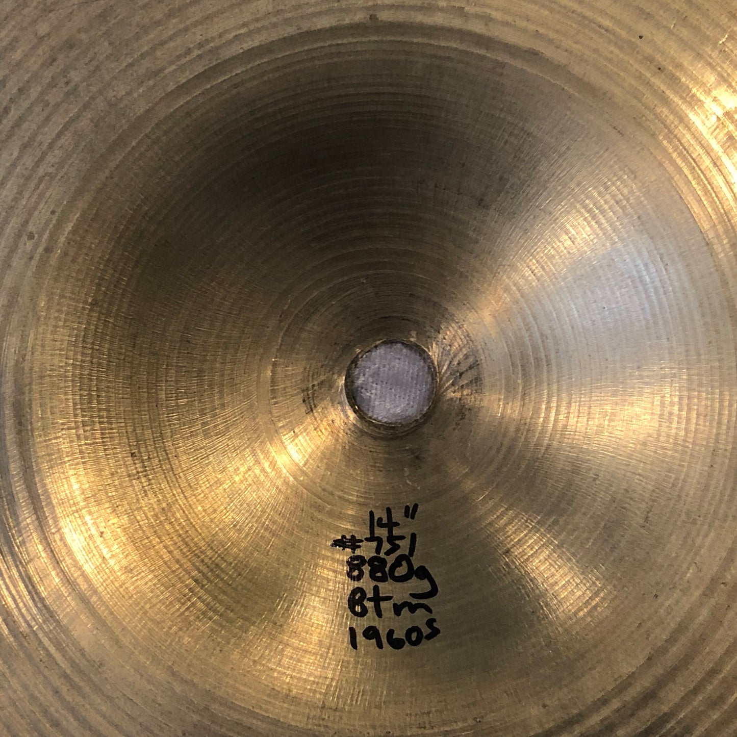 14" Zildjian A 1960s Hi-Hat Cymbal Set 800g/880g #751