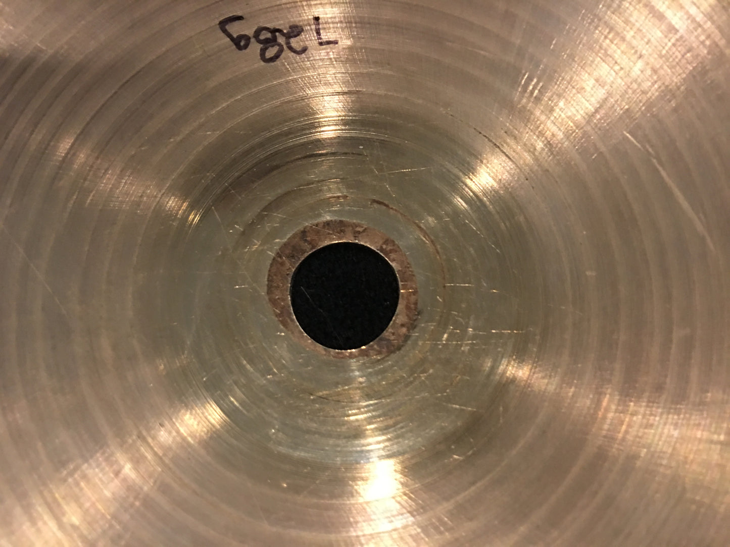 14" Early 1950s Zildjian A Trans Stamp Hi Hat Cymbal Pair 728/732g #519