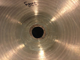 14" Early 1950s Zildjian A Trans Stamp Hi Hat Cymbal Pair 728/732g #519
