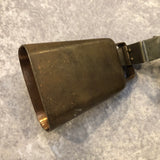 Vintage Ludwig / Leedy Copper Cow Bell w/ Bass Drum Mount