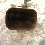 Vintage Ludwig / Leedy Copper Cow Bell w/ Bass Drum Mount