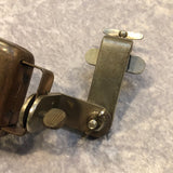 Vintage Ludwig / Leedy Copper Cow Bell w/ Bass Drum Mount