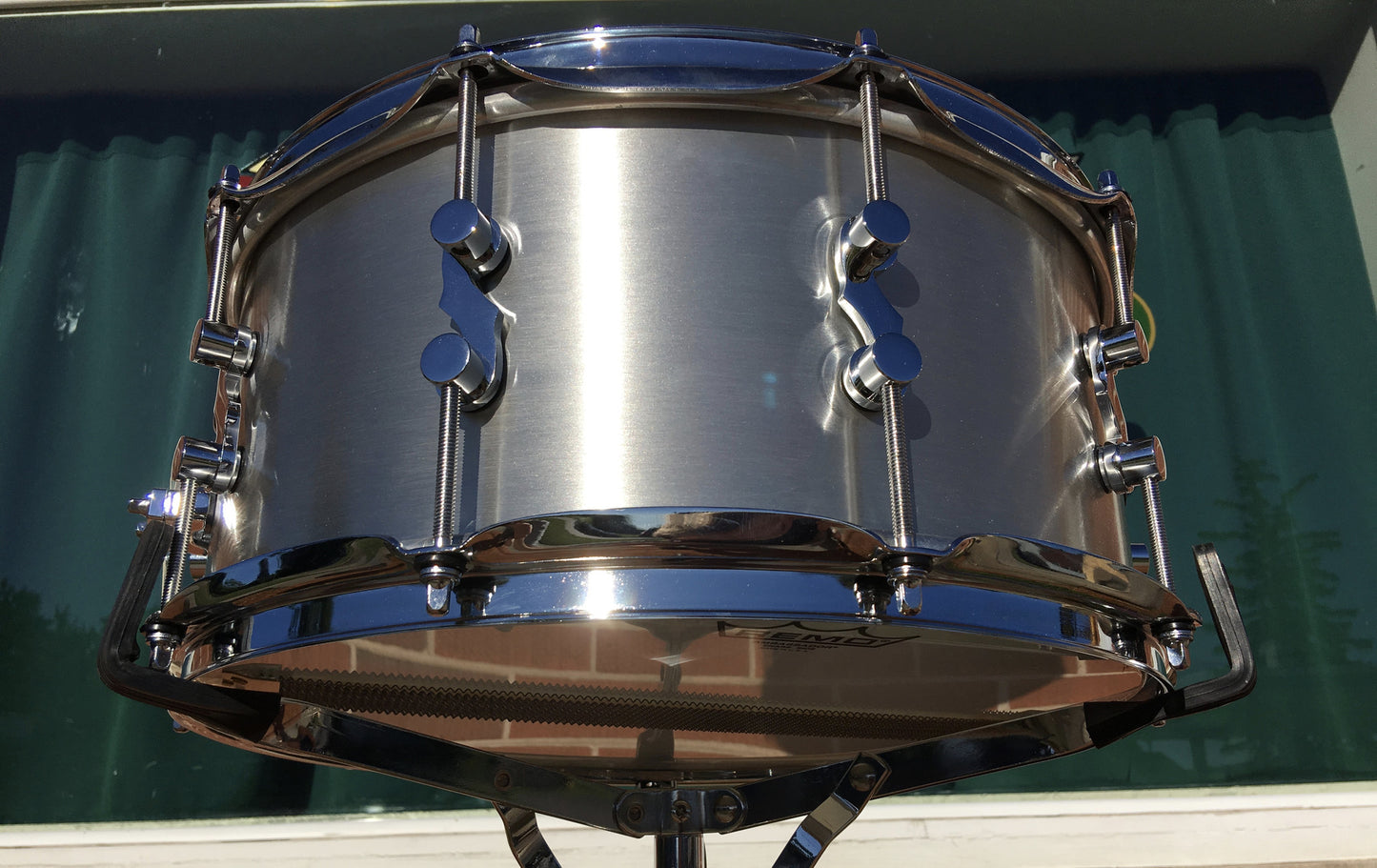 KUMU 6.5"x14" Brushed Aluminum Snare Drum from Finland