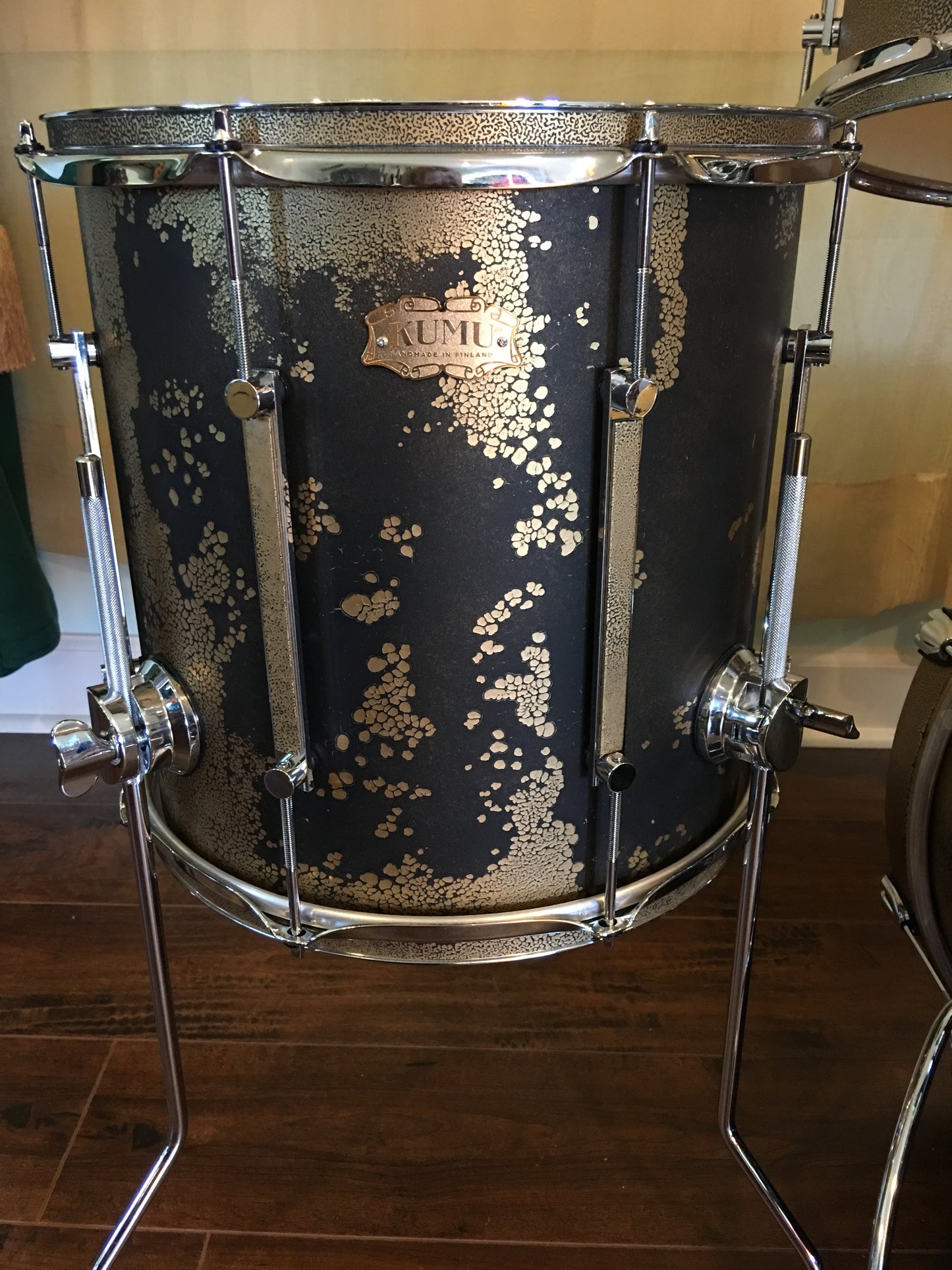 Kumu "All Birch Custom" Drum Set - Stunning One-Off NAMM Set - Custom "BlackGold"