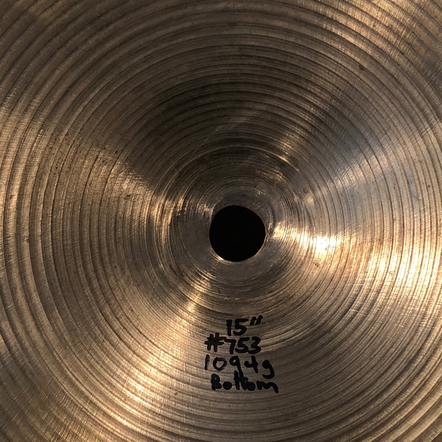 15" Zilco By Azco Hi-Hat Cymbal Set 1036g/1094g #753