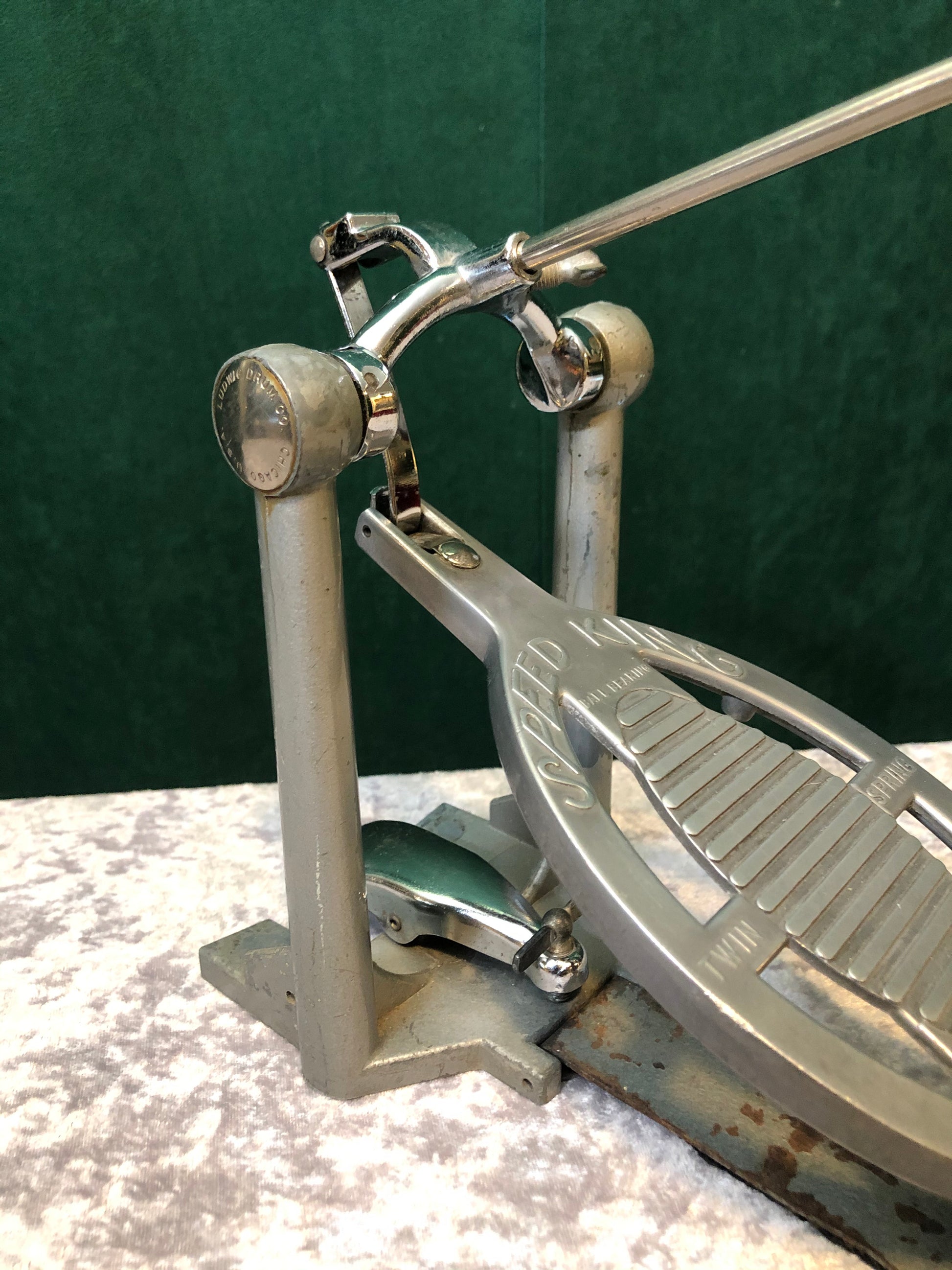ludwig speed king double pedal Vintage WFL Ludwig Speed King Bass Drum Pedal – Drugan's Drums & Guitars