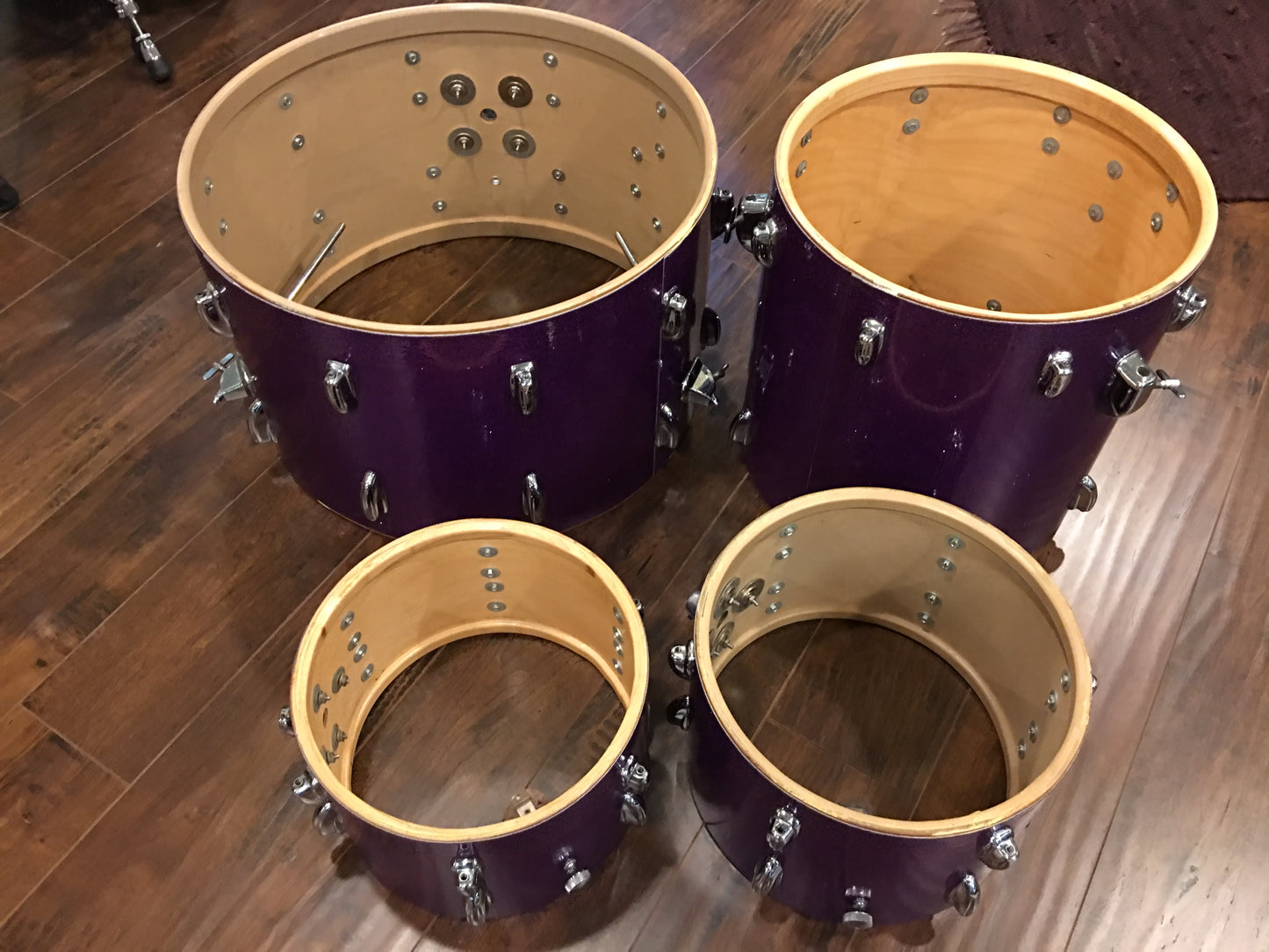 Slingerland 1969 Sparkling Purple Pearl 4pc Drum Set 22/12/13/16