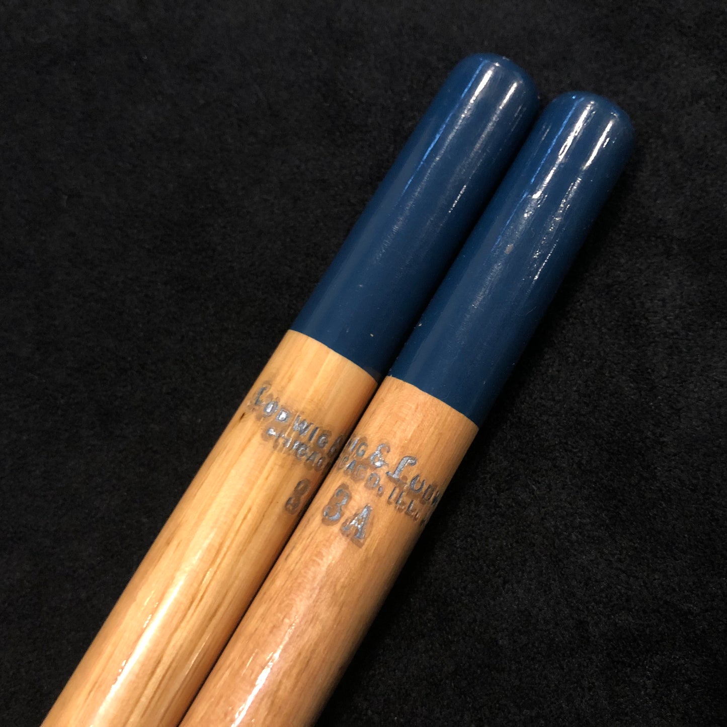 Vintage Ludwig & Ludwig Model 8A Wood Tip Drum Sticks - Frank's Drum Shop Chicago, IL