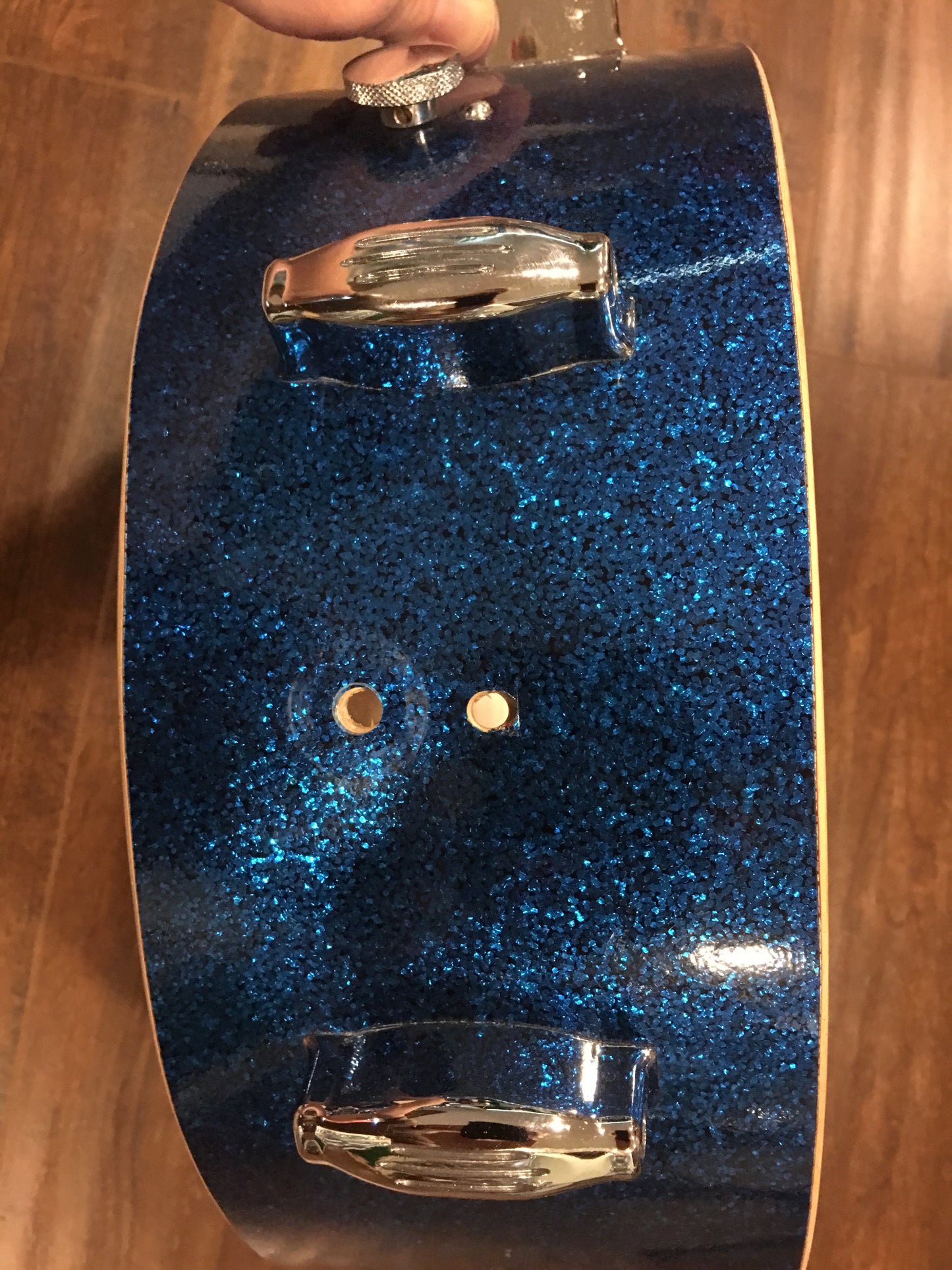 1960s Camco Oaklawn Blue Sparkle Tuxedo Eddie Knight Drum Set
