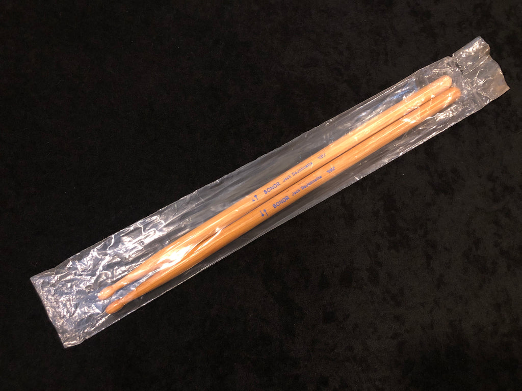 N.O.S. Vintage Sonor Jack Wood Tip Drum Sticks w/ Original