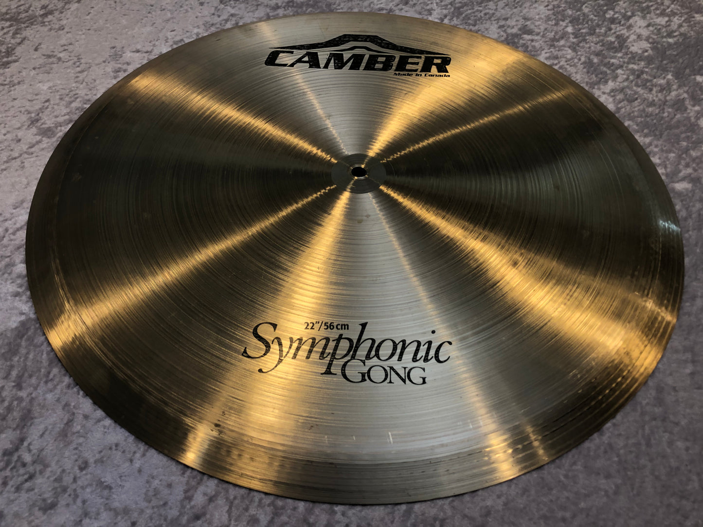 22" Camber / Sabian Symphonic Gong Cymbal *Sound File*