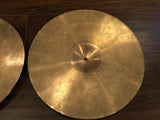 15" 1960's Zildjian A Hi Hat Cymbals 1310g / 1328g # 283