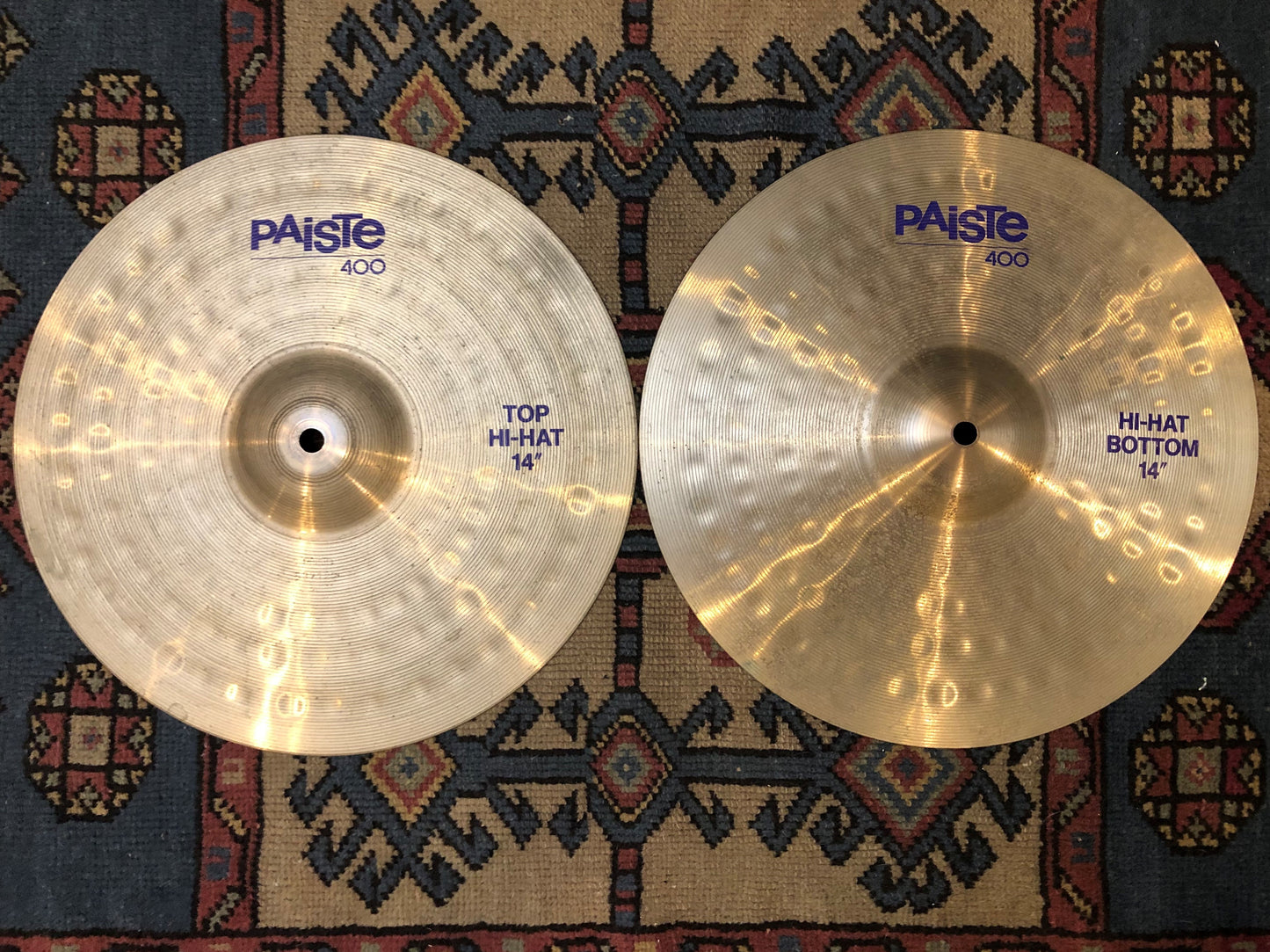 14" Paiste 400 Series Hi-Hat Cymbal Pair